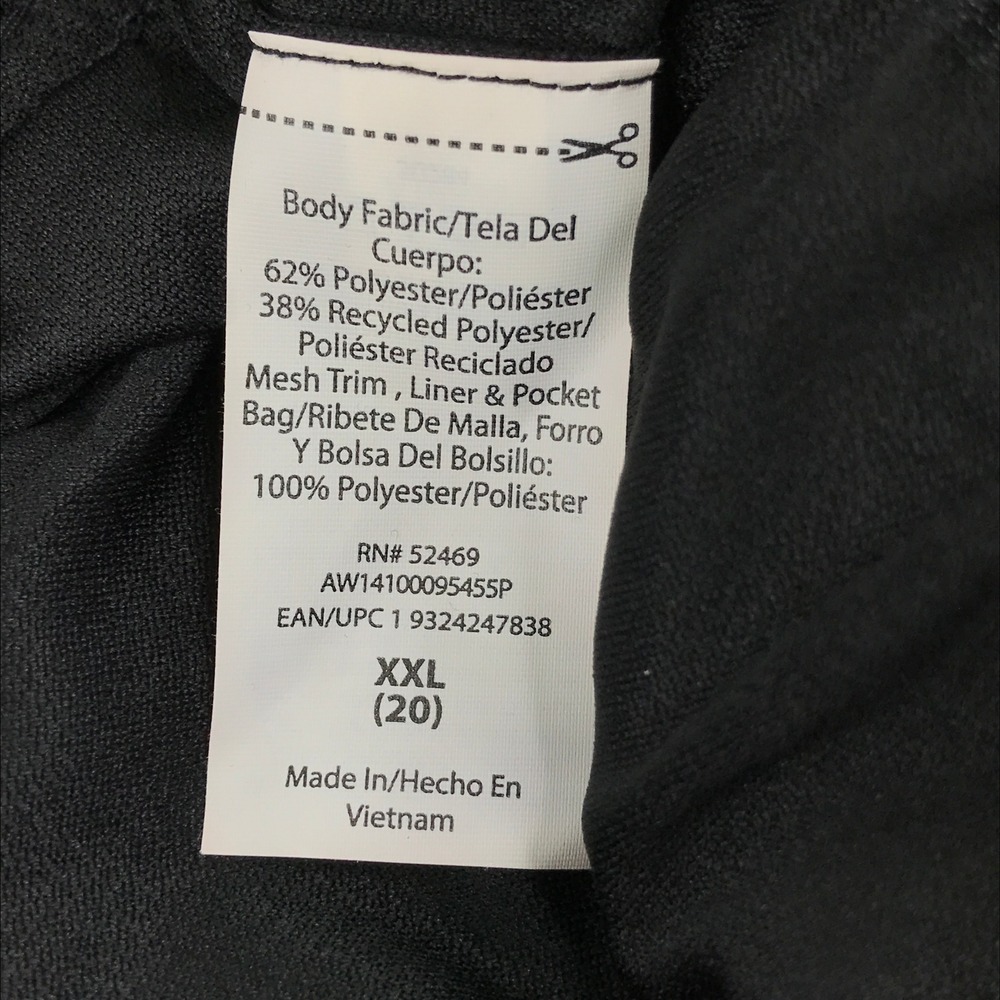 Athletic Works Running Shorts Womens XXL 20 Black Camo DriWorks Active VT6912 - Picture 4 of 11